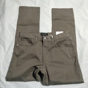 LUCKY BRAND Mens 410 Athletic Straight Leg Stretch Chino Pants Dark Brown 30x30